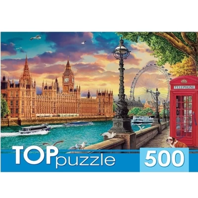 Пазл TOPpuzzle Красивый Лондон 500 элементов