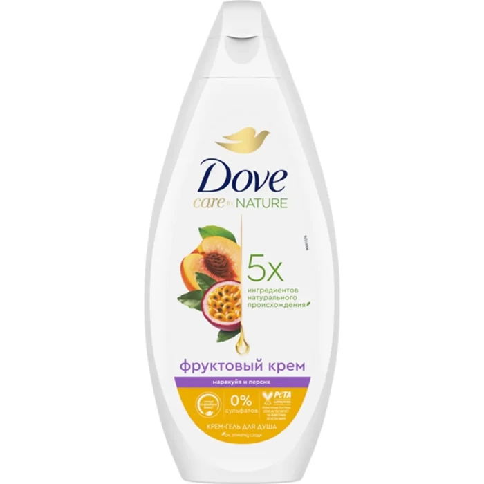 Крем-гель для душа Dove Маракуйя и персик 250мл
