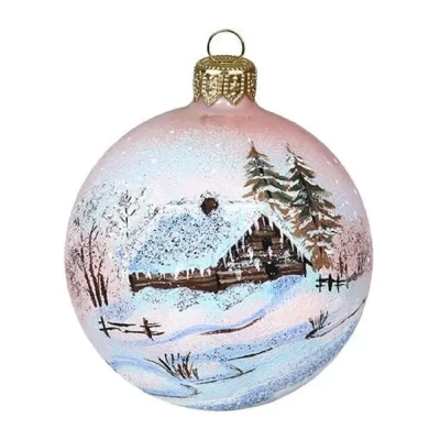Шар стеклянный Dekart Ледяная избушка в44