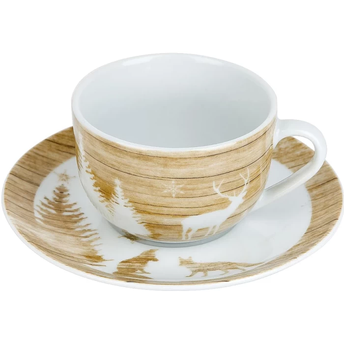 Чайная пара Nouvelle Winter Forest 220мл