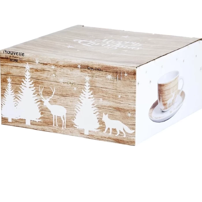 Чайная пара Nouvelle Winter Forest 220мл