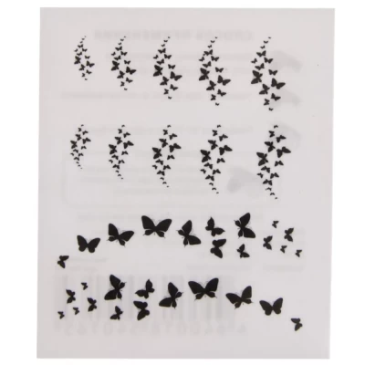 Татуировка на тело и ногти Бабочки арт 2584422