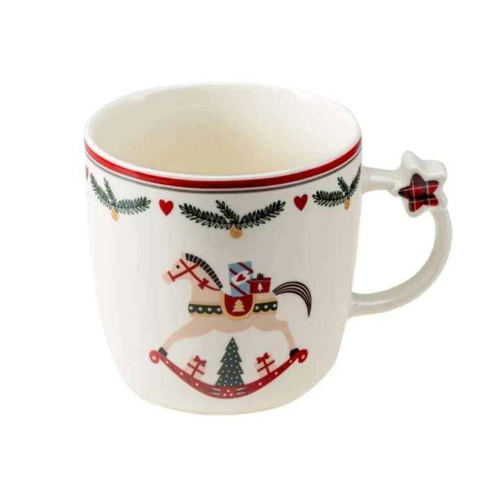 Кружка керамическая Belbohemia Новогодняя 360мл B408-T4183-2