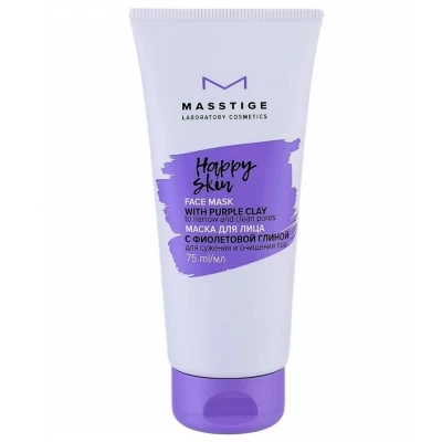 Маска для лица Masstige Happy Skin с фиолетовой глиной 75мл