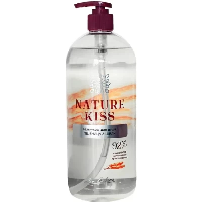 Гель-уход для душа Liv Delano Nature Kiss Пшеница и шёлк 1л