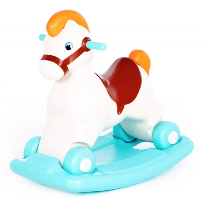 Каталка-качалка Пони сафари бирюзовый