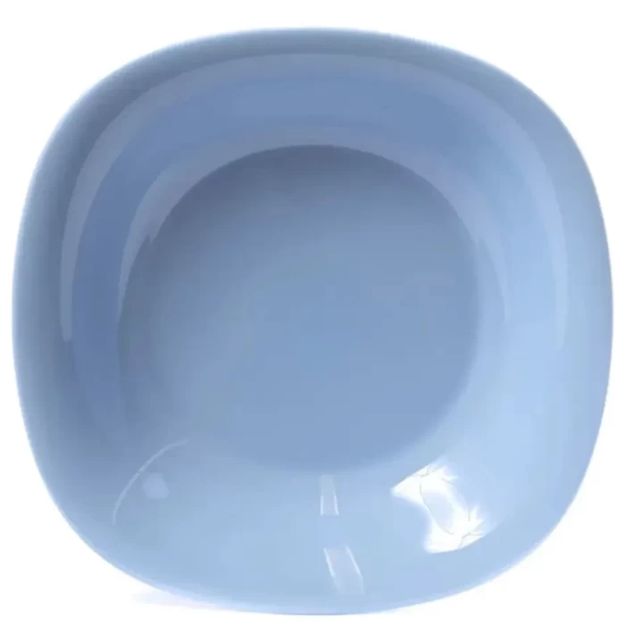 Тарелка глубокая стеклокерамическая Carine light blue 21см