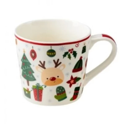 Кружка керамическая Belbohemia Новогодняя 400мл B44-SU3087