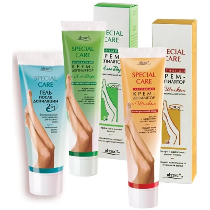 Деликатный  крем-депилятор Витэкс Special Care для чувствительной кожи 120мл