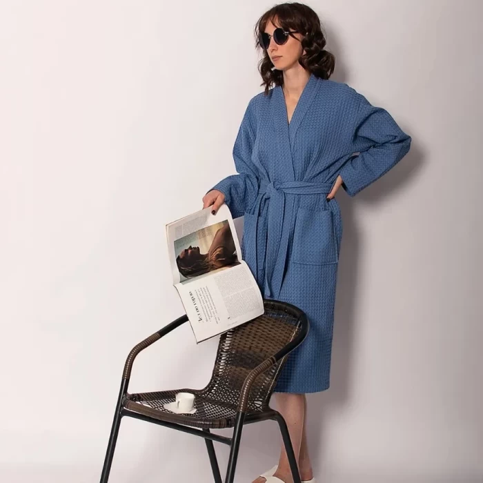 Халат голубой ТМ"ЦУМ" ХВм-05088