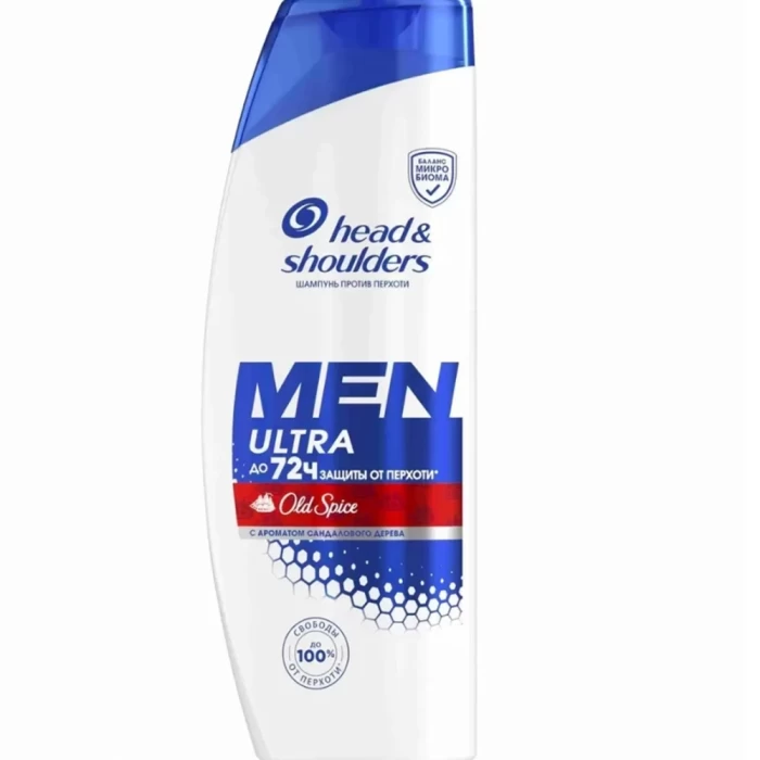 Шампунь мужской для волос от перхоти с ароматом Old Spice 400мл