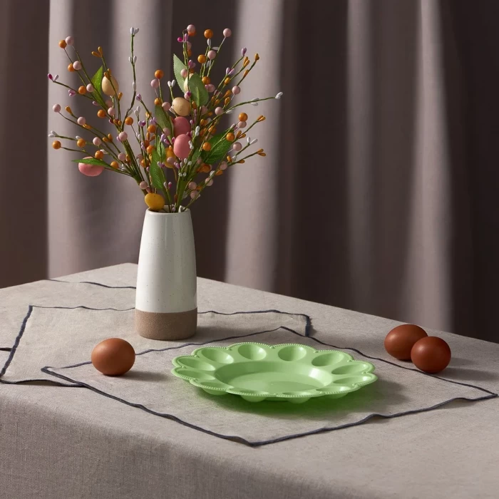 Блюдо пасхальное для яиц и кулича 23см