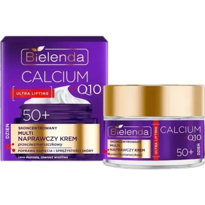 Крем для лица Bielenda Calcium + Q10 мультивосстанавливающий 50+ дневной 50мл