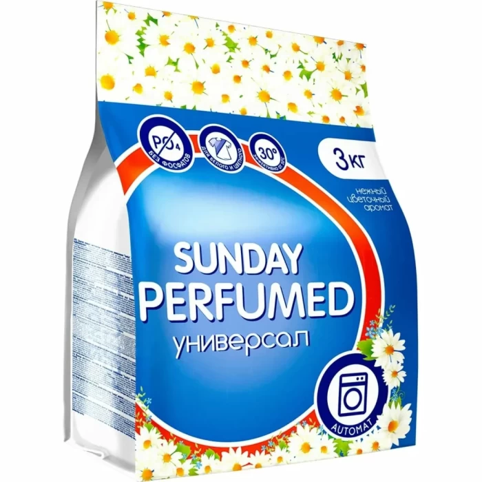 Стиральный порошок Sunday Perfumed universal 3кг