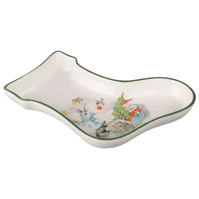 Блюдо Millimi в форме сапожка Веселый кролик