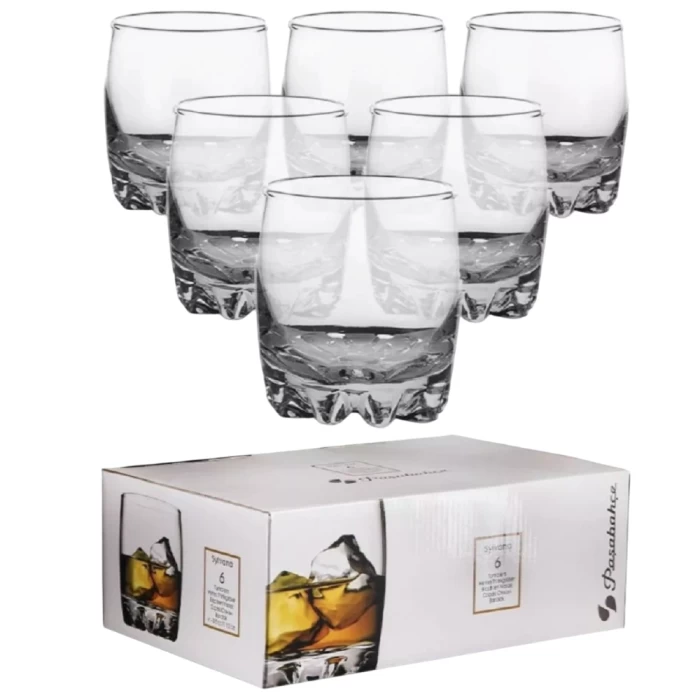 Набор стаканов для виски Pasabahce Сильвана 305мл, 6шт 42415B