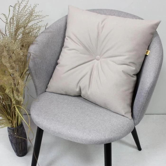 Подушка декоративная Matex Itaka розово-серый 43х43