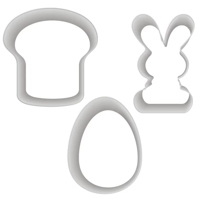 Форма для выпекания металлическая Светлая Пасха 3шт