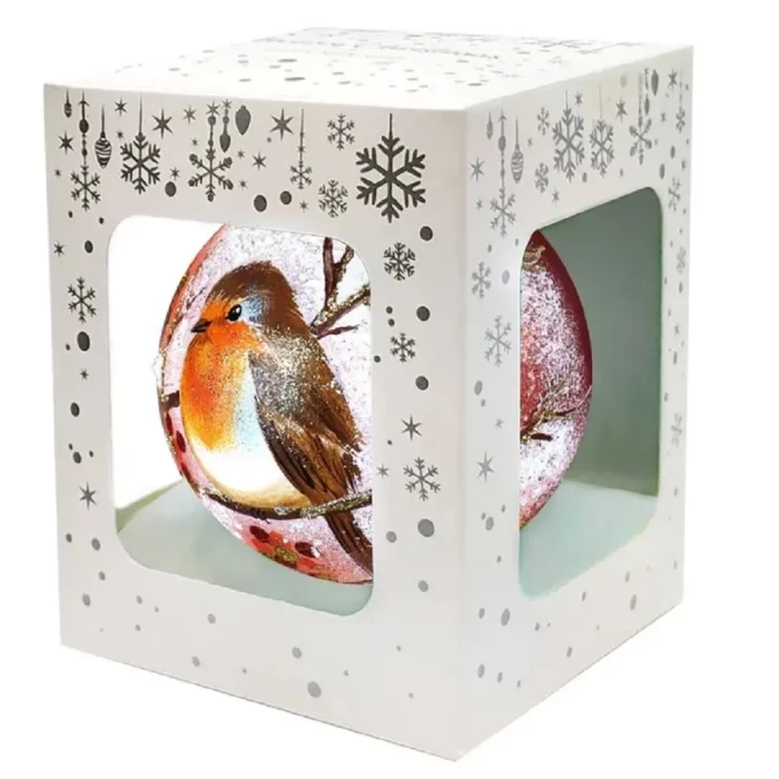 Шар стеклянный Dekart Малиновка в41