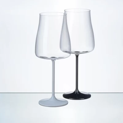 Набор бокалов для вина Black and White 2шт 400мл 23см