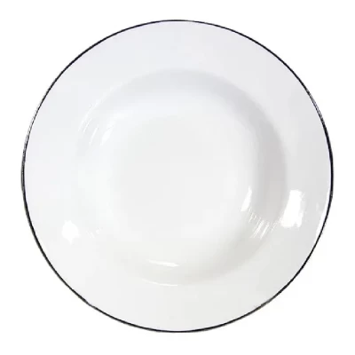 Тарелка глубокая Идиллия фарфор 200 мм глубокая 250 см3 платиновый
