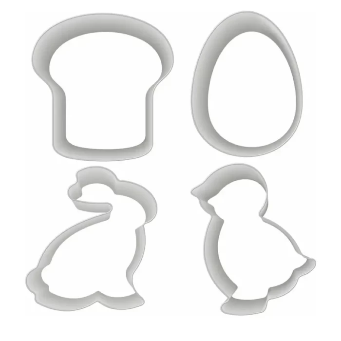 Форма для выпекания металлическая Пасхальный 4шт