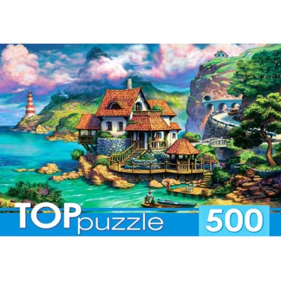 Пазл TOPpuzzle Прибрежный домик 500 элементов