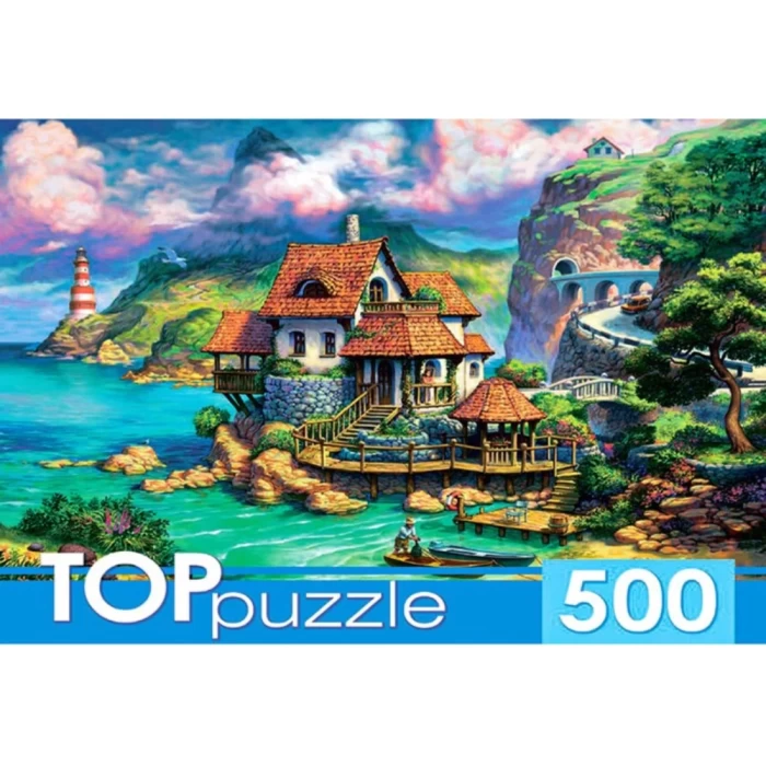 Пазл TOPpuzzle Прибрежный домик 500 элементов