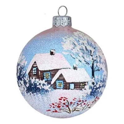 Шар стеклянный Dekart Январские морозы