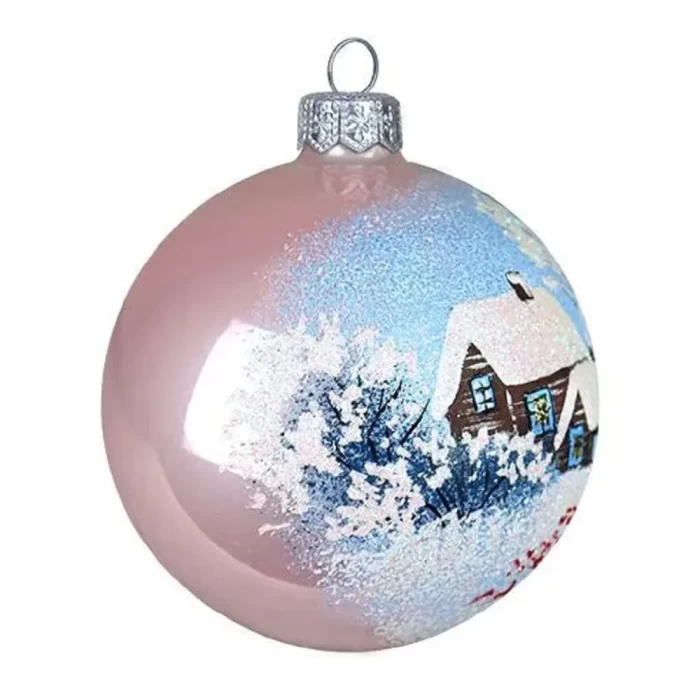 Шар стеклянный Dekart Январские морозы