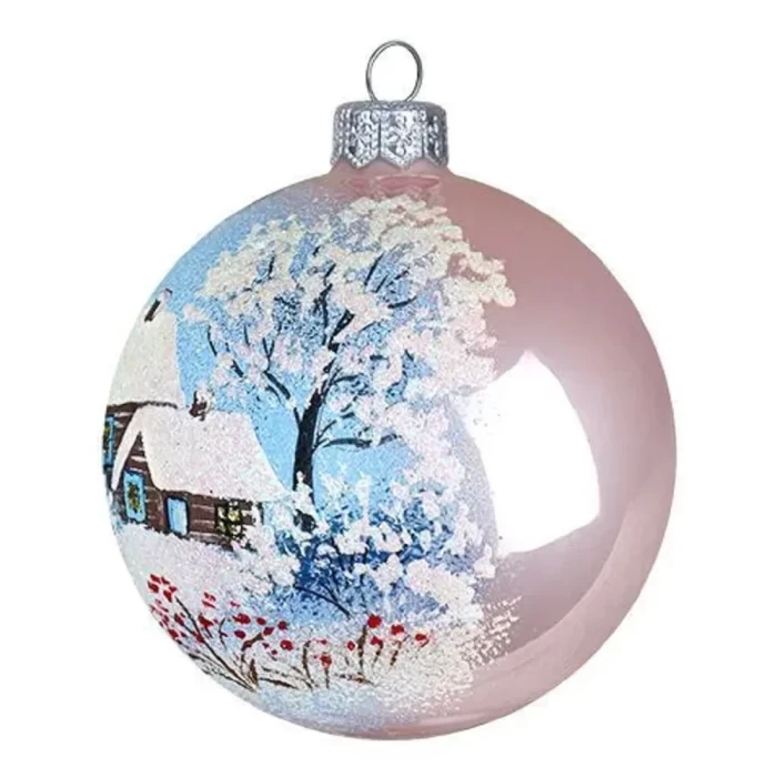 Шар стеклянный Dekart Январские морозы