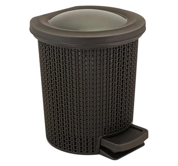 Контейнер для мусора с педалью Ajur 6л.