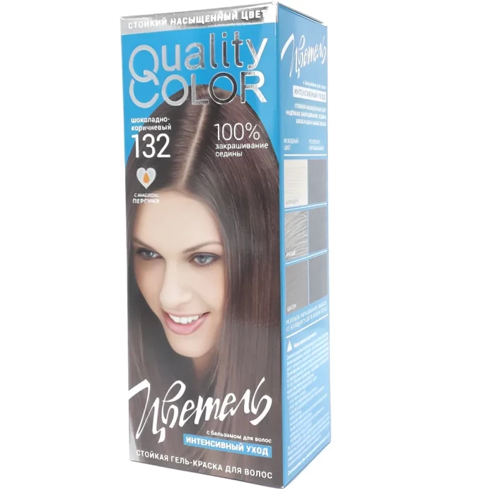 Гель-краска для волос стойкая Цветель