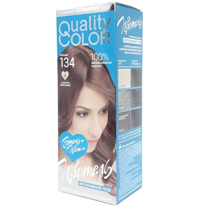 Гель-краска для волос стойкая Цветель