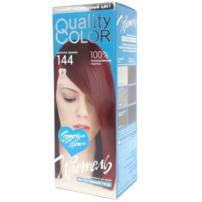 Гель-краска для волос стойкая Цветель