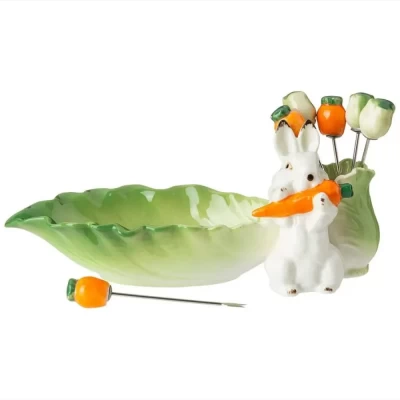 Блюдо Lefard Кролик 21см 6 вилочек