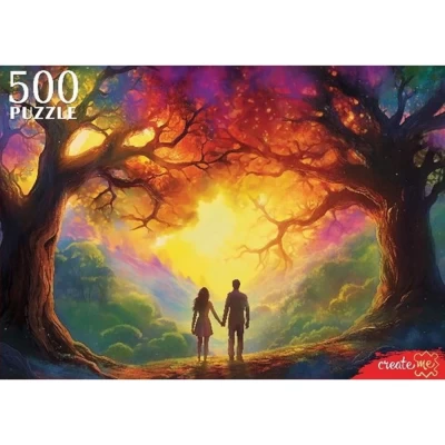 Пазл Рыжий кот Сказочный лес 500 элементов