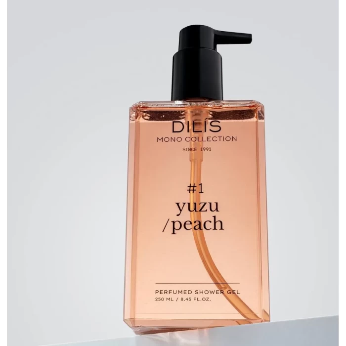 Гель для душа парфюмированный Dilis Mono Collection, yuzu/peach, 250 мл