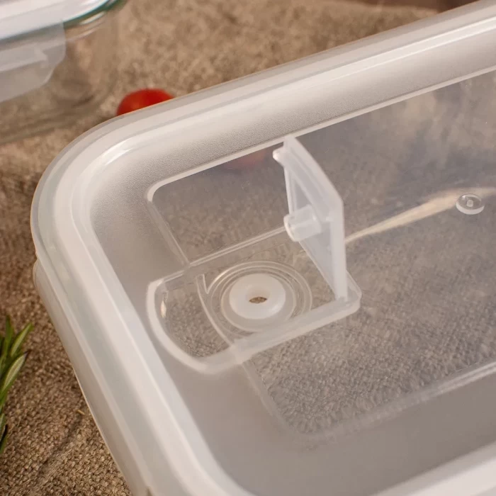 Набор контейнеров из жаропрочного стекла с крышками 3шт