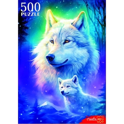 Пазл Рыжий кот Снежные волки 500 элементов