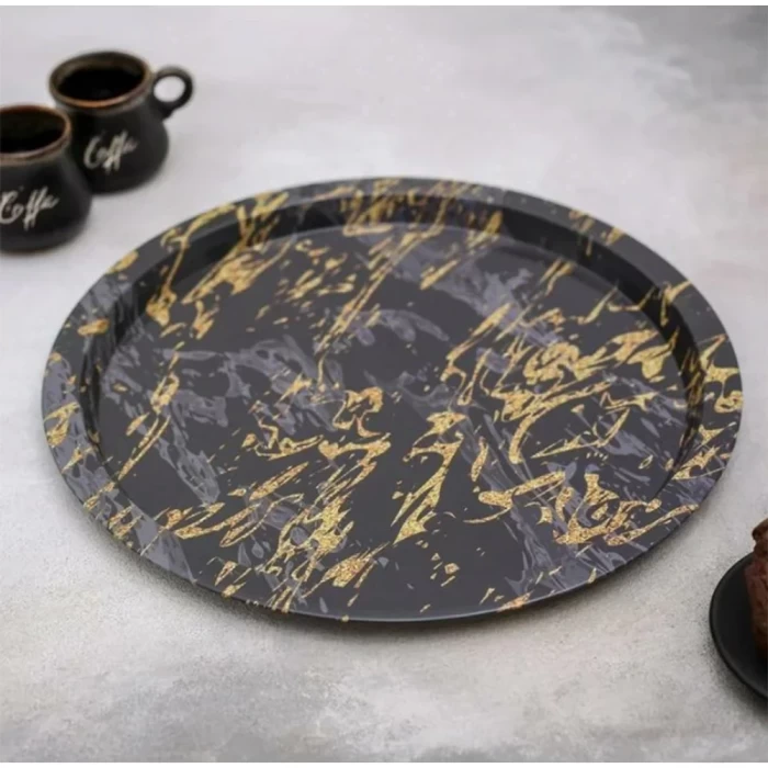 Поднос Золотой мрамор 5236012