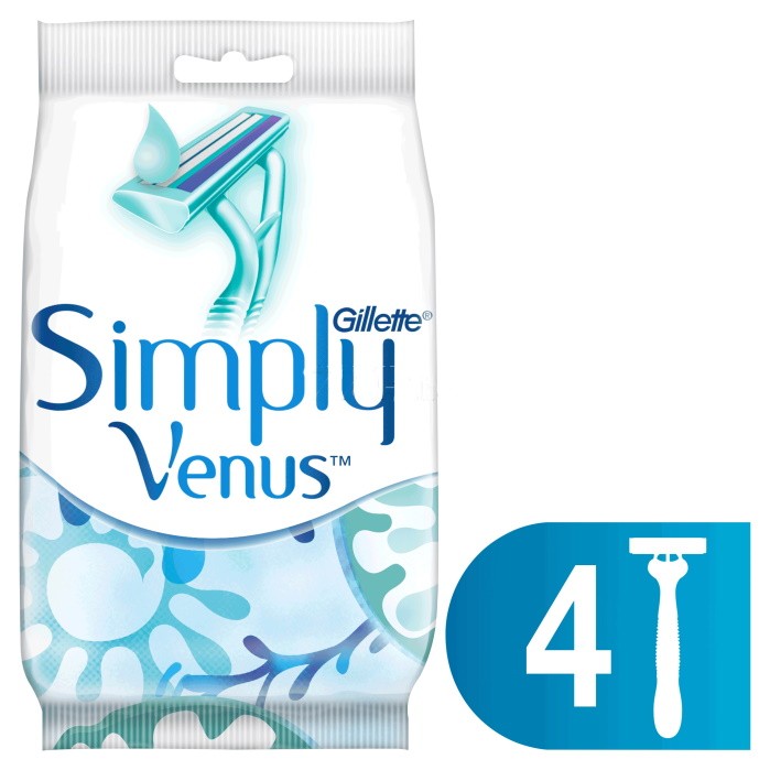 Одноразовый станок Gillette Simply Venus 2 4шт