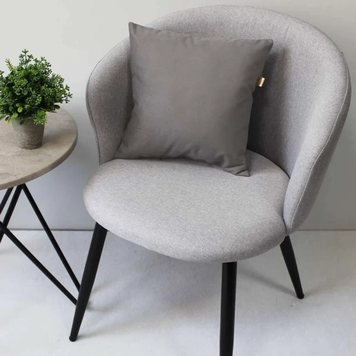 Подушка декоративная Matex Aria Premium Velours темно-серый 35х35