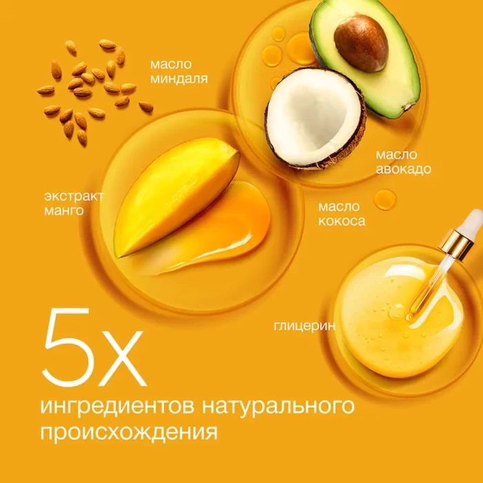 Шампунь для волос Dove Глубокое питание и восстановление с манго 380мл