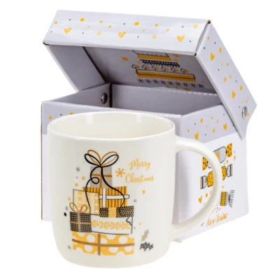 Кружка фарфоровая Belbohemia Новогодняя 380мл