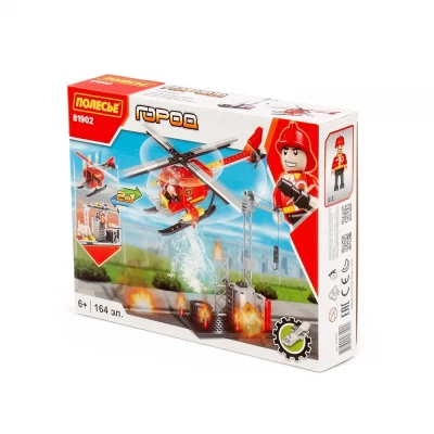 Конструктор &quot;Город. Пожарная часть-1.4&quot; (164 элемента) Полесье арт. 81902