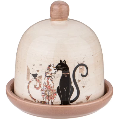 Лимонница Agness Парижские коты 9х9см