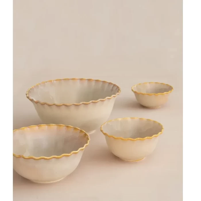 Салатник Onde песочный