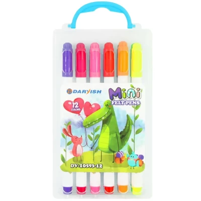 Фломастеры Darvish mini 12 цветов