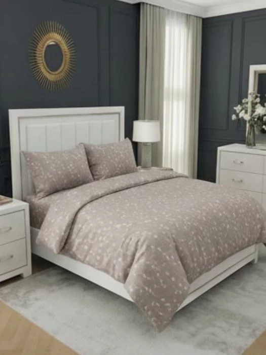 Комплект постельного белья дуэт ТМ "ЦУМ" Одуванчики коричневые